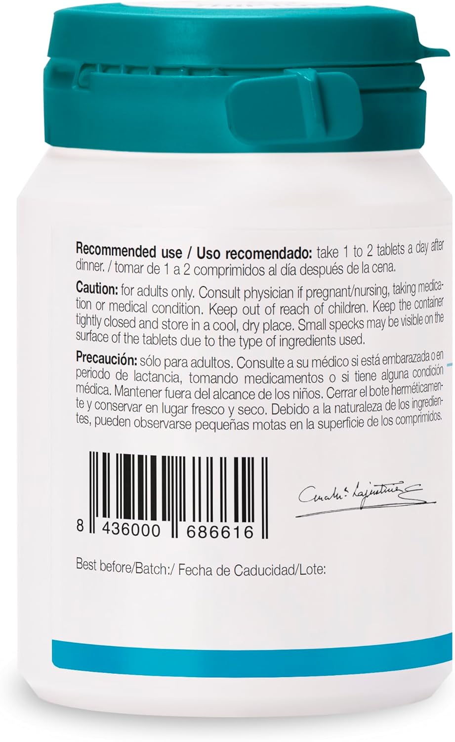 Ana María Lajusticia Tryptophan with GABA and Passion Flower & Magnesium - Kosher - Halal - Vegan - Gluten Free - Supports Nervous System