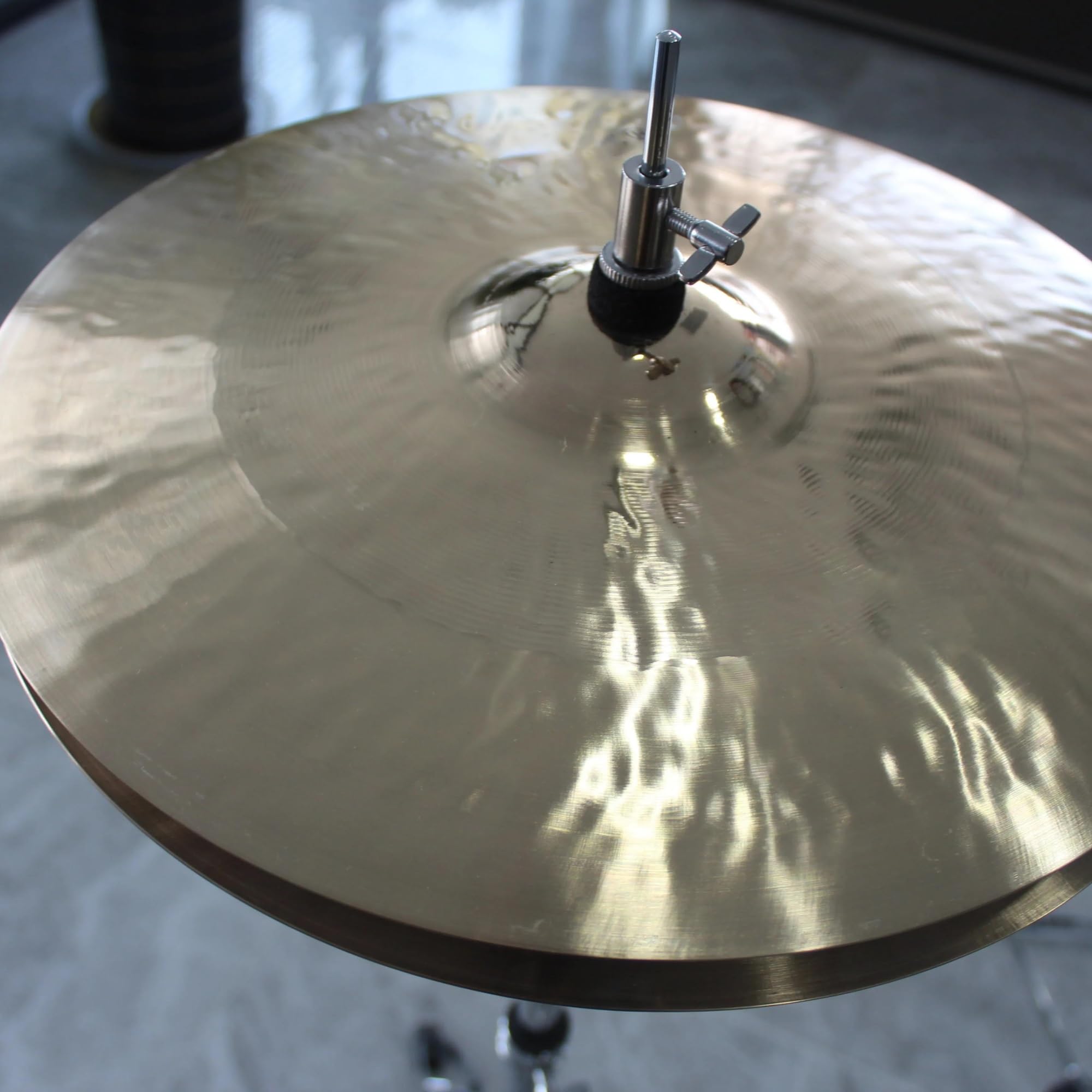 Cymbals Cymbale Professionnelle-hybride Charleston Cymbale 12-16 Pouces Deux Pièces Bronze Accessoires De Batterie De Cymbale Faits À La Main(15 Inch)