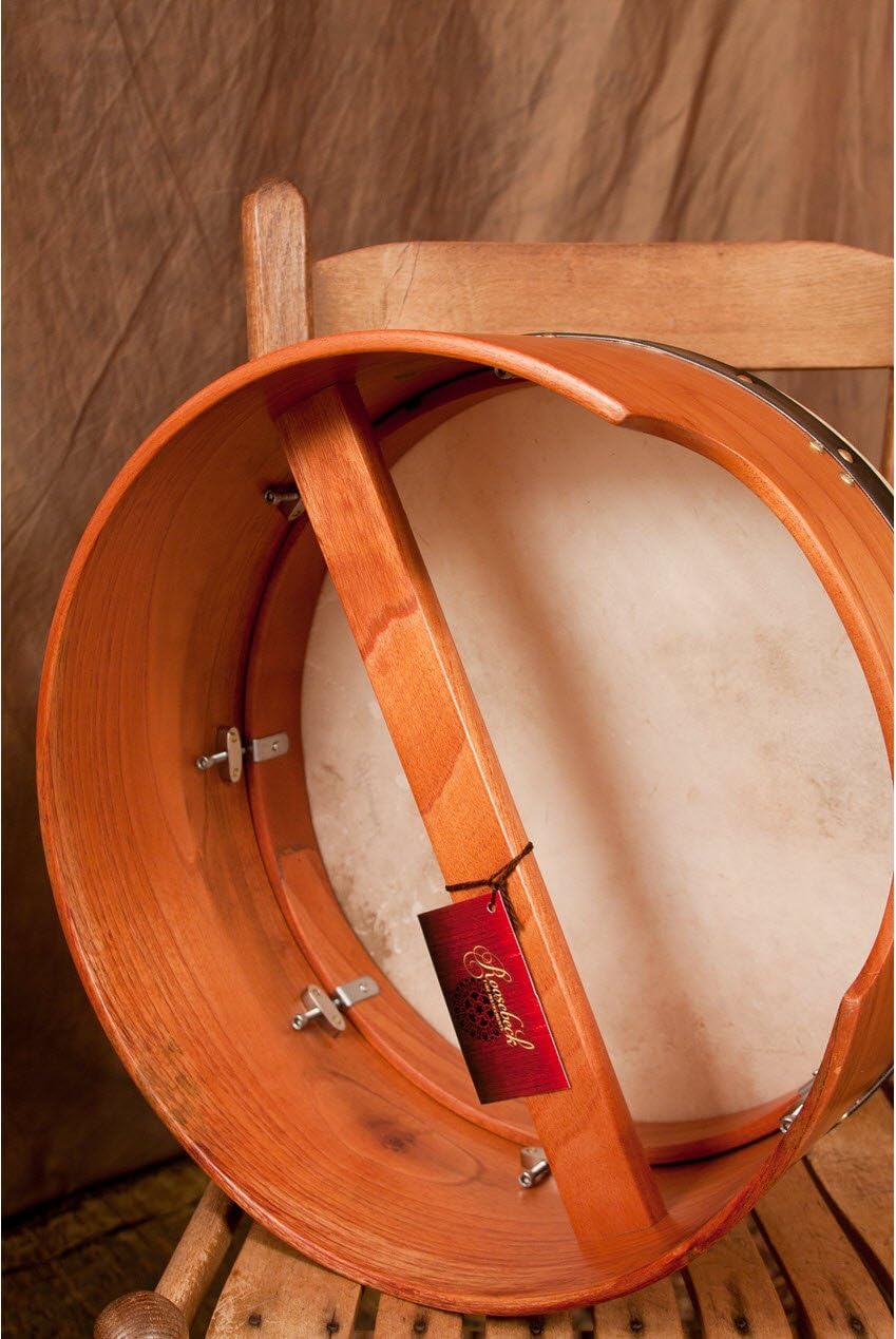 16" Red Cedar Deep Bodhran Drum - Single Crossbar