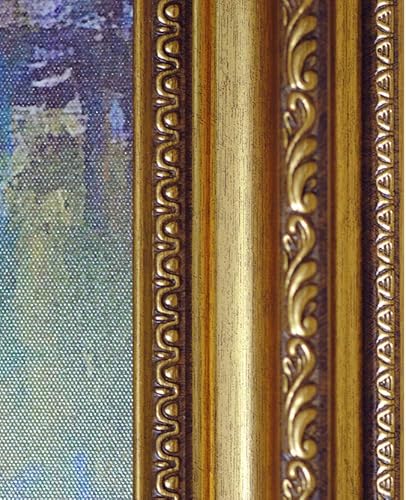 Miniatura 5 de ZENDA Van Gogh The Sea at Les Saintes Marie - Reproducción artística enmarcada de noche estrellada, arte en lienzo para decoración del hogar