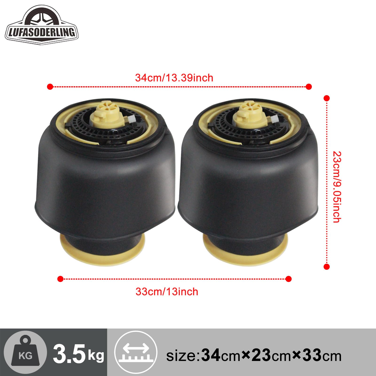 2x Suspensión Neumática Trasera para BMW Serie 5 F07 GT F10 F11 535i 535iX 530d 530dX 550i 550iX Gran Turismo 37106781827 37106781828 37106781843 37106781844 37106784378 37106784380