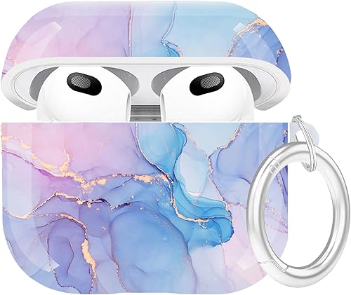 Miniatura 19 de Compatible con estuche Airpods de 3ra generación - Funda protectora rígida Wonjury compatible con estuche Airpods 3 a prueba de golpes para mujeres