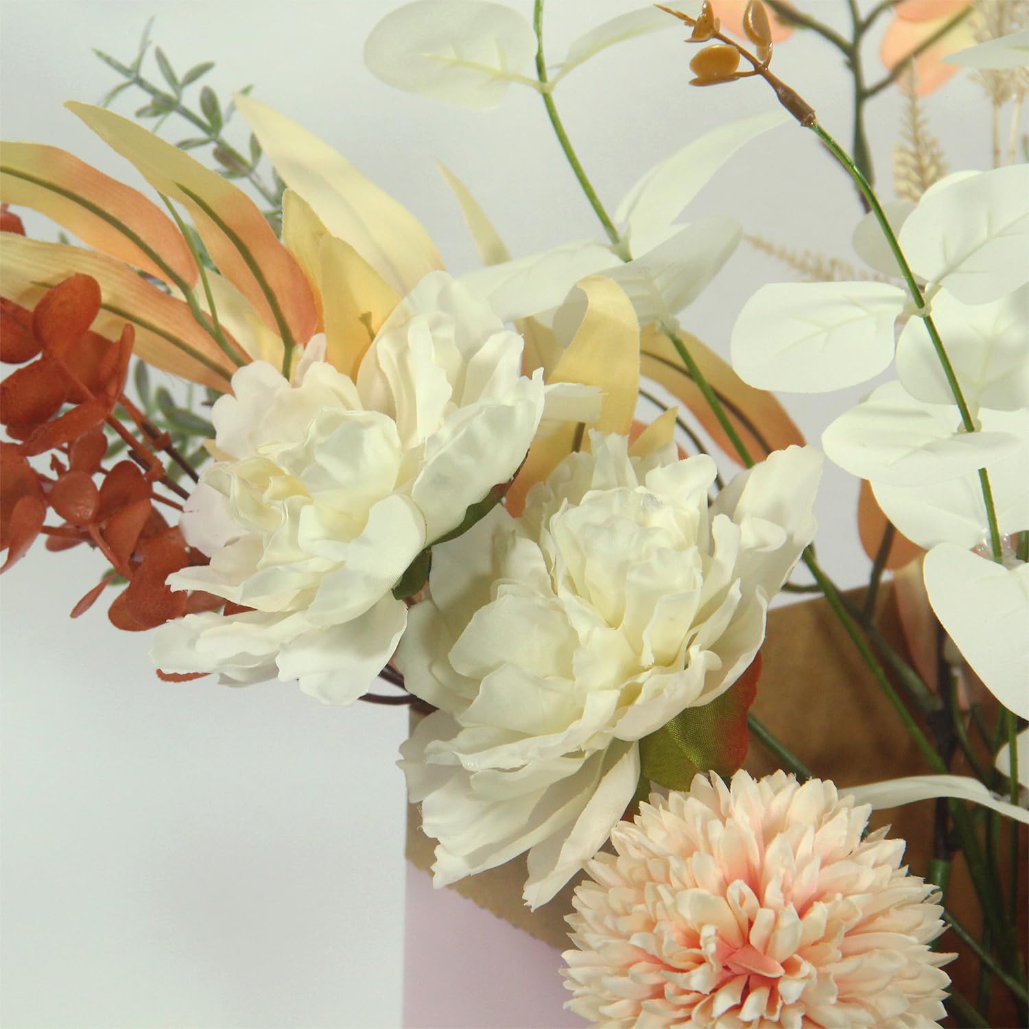 Amazon.co.jp: 人工タンポポの花 ブーケ リアルなフェイクシルク