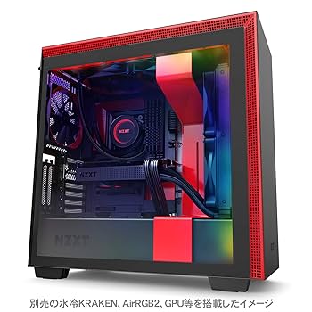 PCケース NZXT H710 Amazon | NZXT H710 Black & RED ミドルタワーPCケース E-ATX