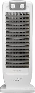 V Guard Veemagik Neo 17 (43.5cm) Tower Fan | 1300 RPM | 2401 CFM Air Flow | (Grey White) | 18-Months Warranty