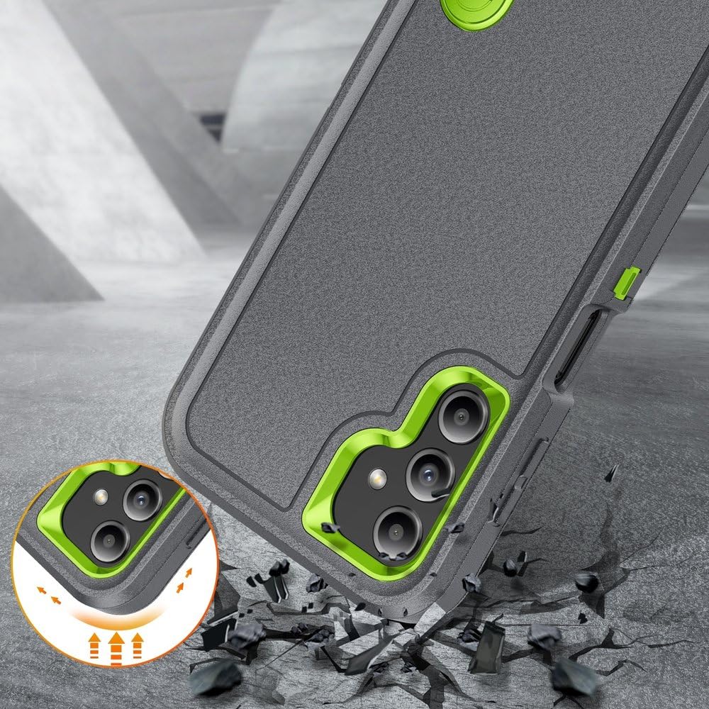 Etui z mocną, antywstrząsową powłoką do Samsunga Galaxy A17 A54 5G A56 A36 A16 A15 A14 A53 A13 S23 S25 FE S24 S25 Ultra Edge S22 Plus, w kolorze błękitnym, do Galaxy S25 FE
