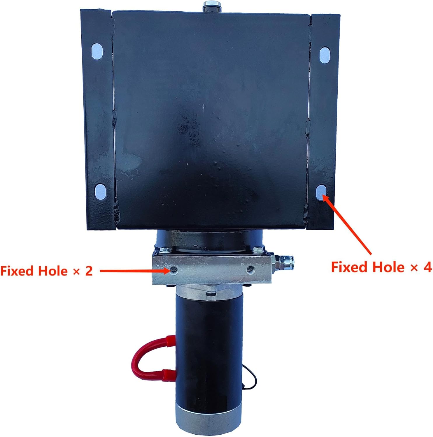Hydraulic Power Unit for Dump Trailer Car Lifting Platforms, 2200PSI 12V DC Hydraulic Station Pump, Single Acting,1.2kW, 8 Quart