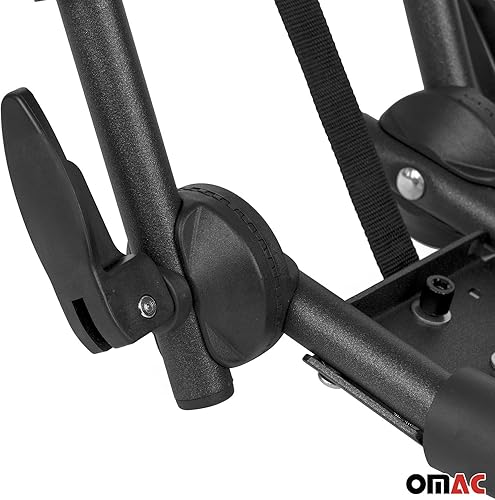 Miniatura 7 de OMAC Canoa, barco, surf, kayak, barra estilo J, portaequipajes en la azotea, 2 piezas, se adapta a SUV coche y camión, ajuste universal, negro