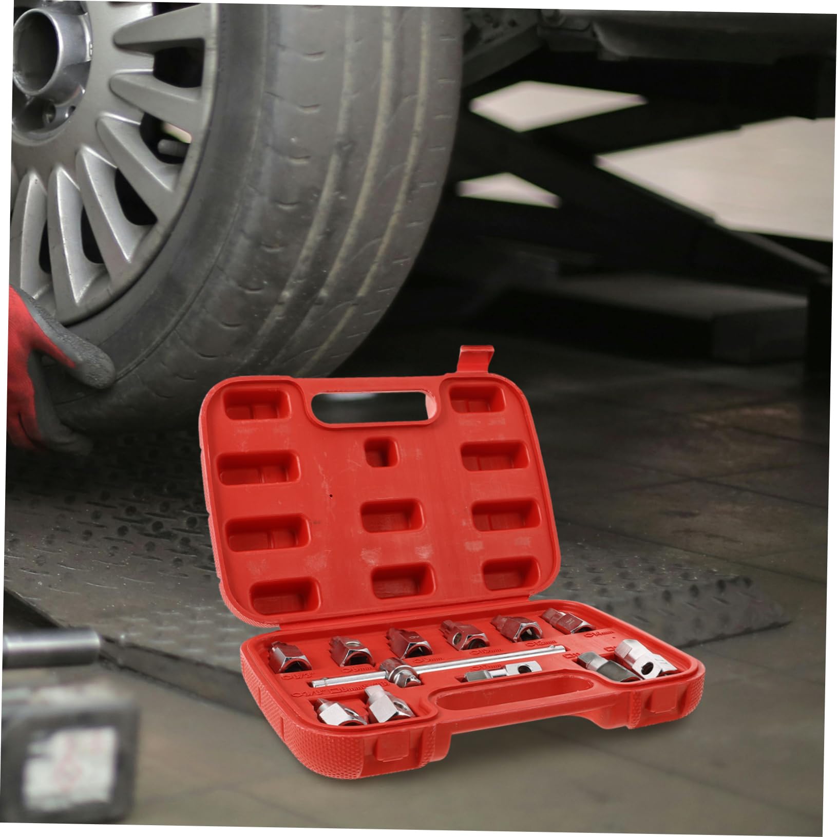 Bussola Per Scarico Olio Attrezzo Per Riparazione Filettatura Coppa Olio Strumento Per Montaggio Smontaggio Vite Di Scarico Strumento Portatile e Maneggevole Per Auto