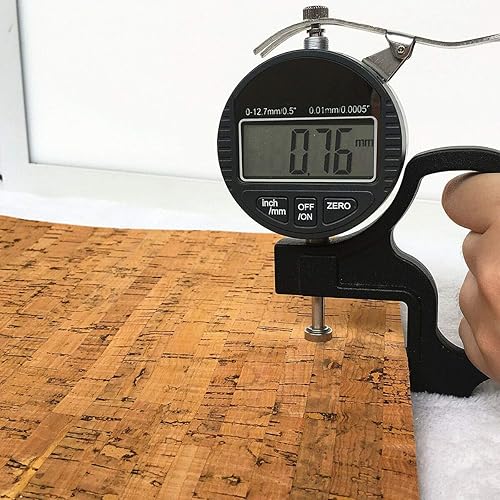 Miniatura 3 de ZAIONE Hojas de cuero sintético de tela de corcho de 8 x 12 pulgadas, patrón A4 para hacer bolsas, manualidades