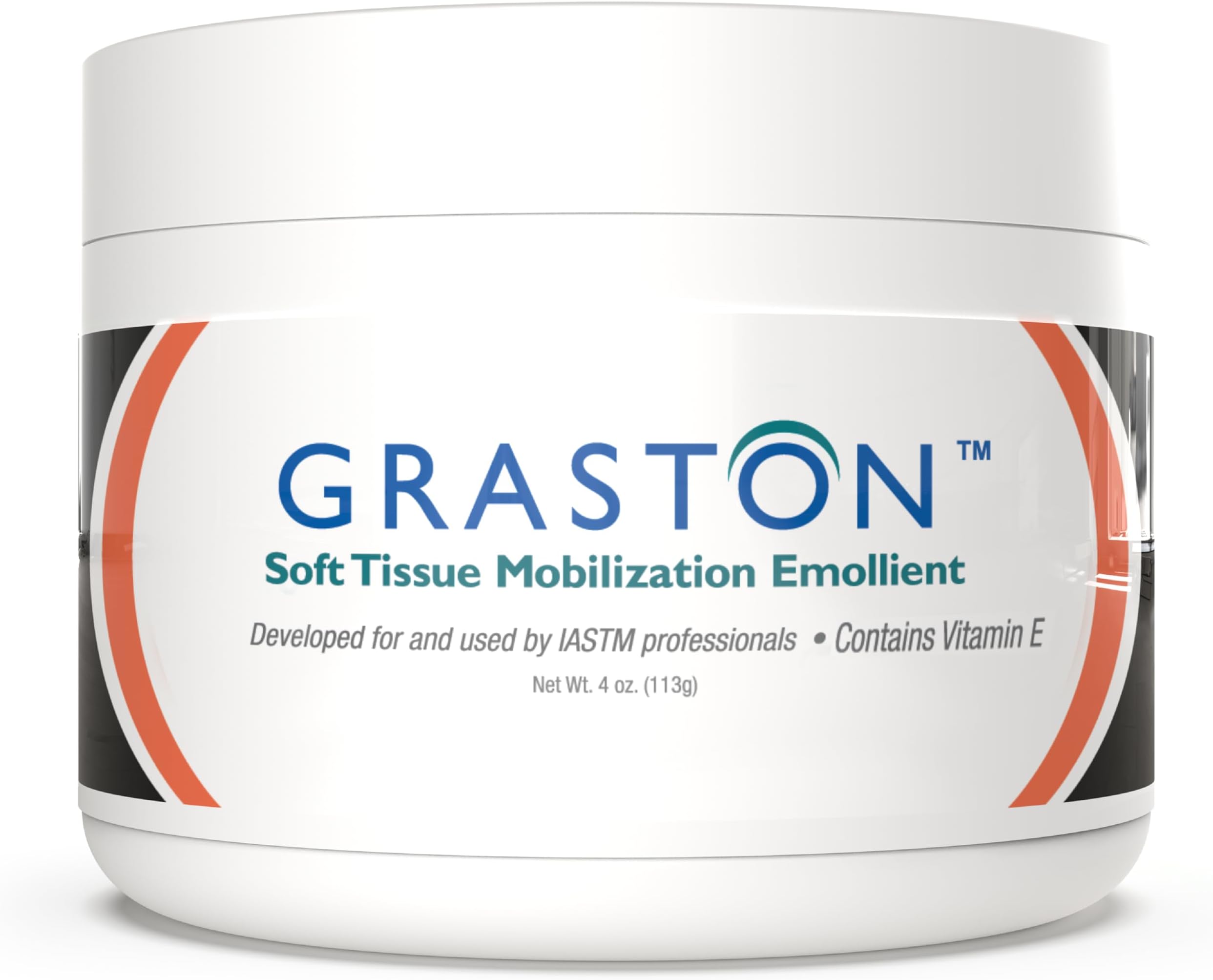 Graston Technique Vitamin E Enriched Emollient Cream - 4oz Jar, Ideal for IASTM Massage Lotion & Massage Cream, Perfect Vitamin E Cream for Massage and Physical Therapy, 1-Pack