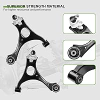 Vista 3 de SCITOO Kit de suspensión delantera de 8 piezas, 2 brazos de control inferiores y rótula, 2 eslabones de barra estabilizadora, 2 exteriores, 2