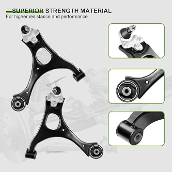 SCITOO 8pcs Front Suspension Kit Lower Control Arm And Ball Joint Sway Bar Links Outer Inner Tie Rod End Links Fit for Honda Civic 2006 2007 2008 2009 2010 2011 Coupe Sedan 1.8L