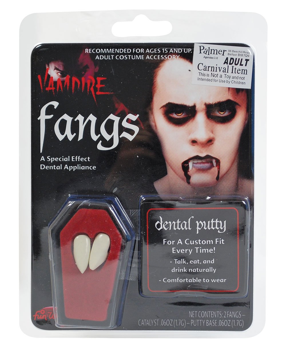 Vampire Fang Tooth Caps with new "Hot Melt" Adhesive Amazon.co.uk Outlet