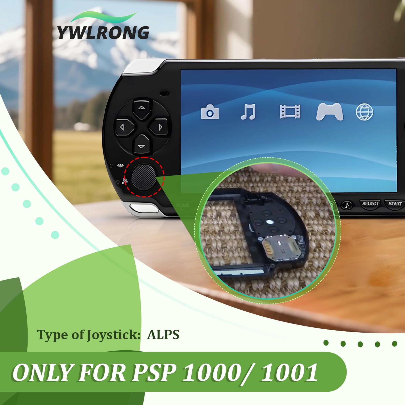 Amazon.com: 2Pack Joysticks Replacement for Sony PSP 1000 1001 3D