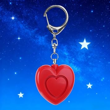 Keychain Alarm LED Light Personal Safety Alarm