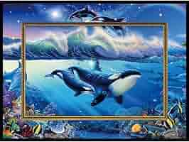 【絵画】ラッセン•モーニングブルー 海 絵画 風景画 ハワイ ミクストメディア 版画 クリスチャン