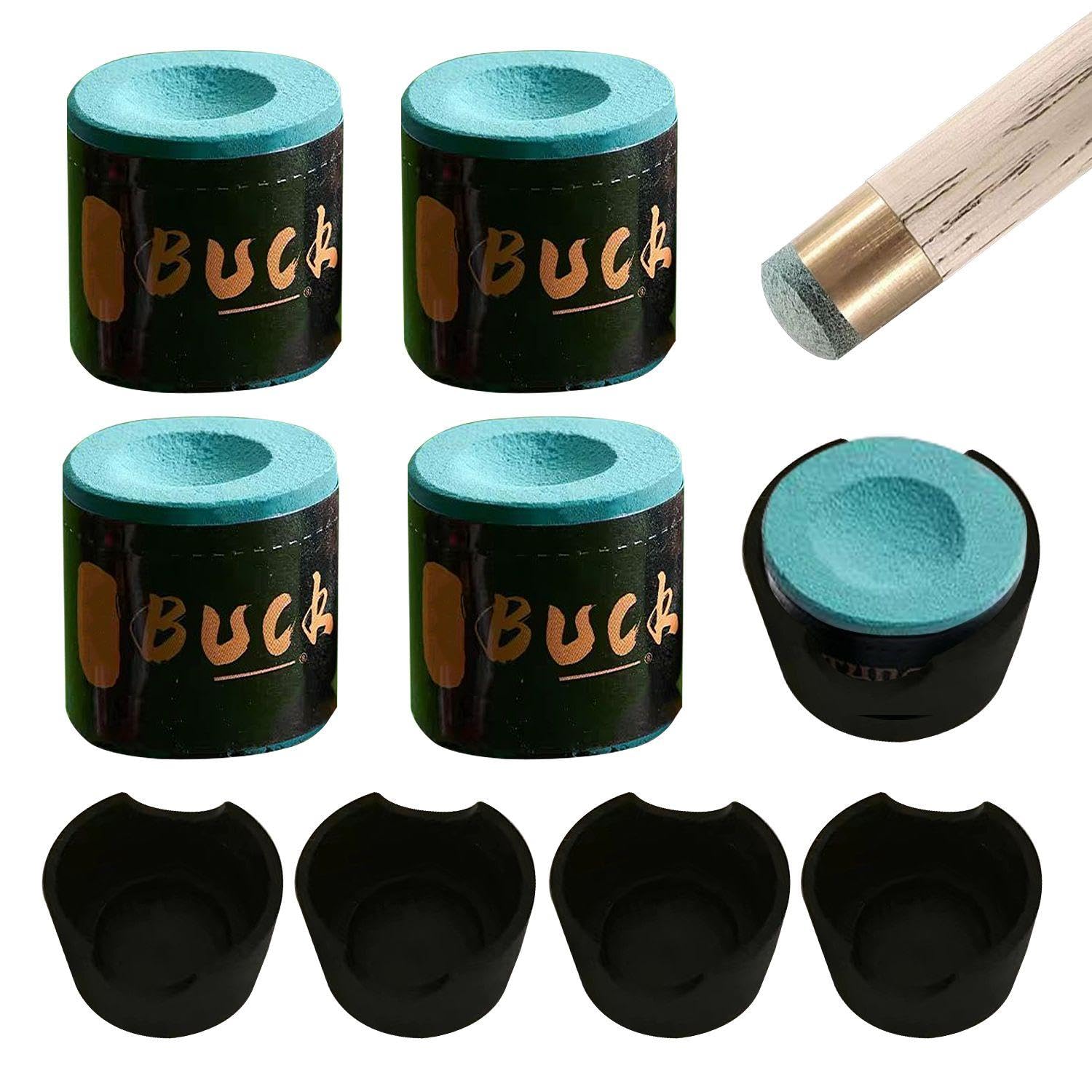 4 unidades de polvo inteligente verde oscuro, 4 unidades, caja de polvo inteligente, tiza para taco de billar, accesorios de mesa de billar, tiza para taco de piscina