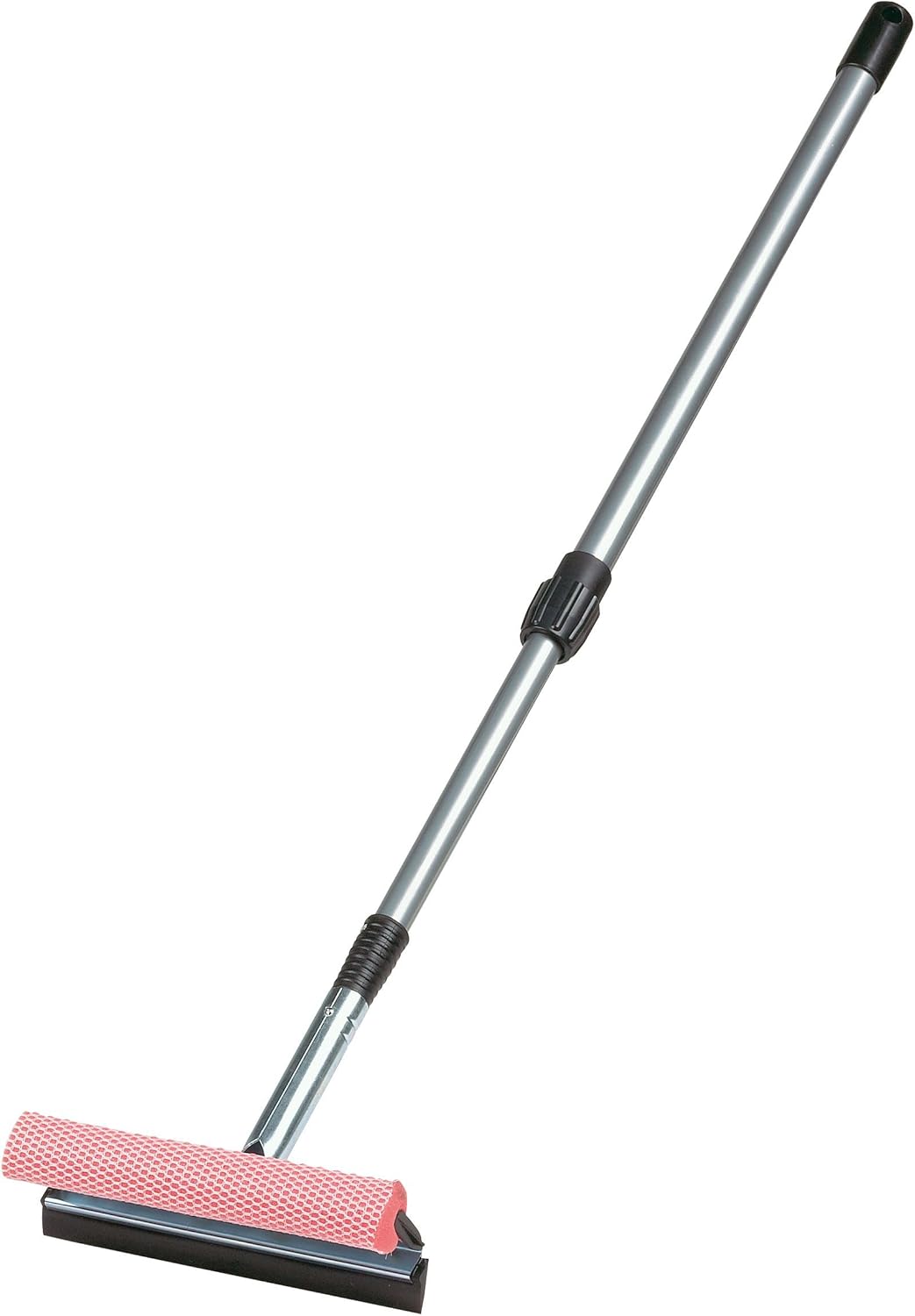 Carrand 9045R Standard 8" Metal Squeegee Head with 42" Extension Handle , black