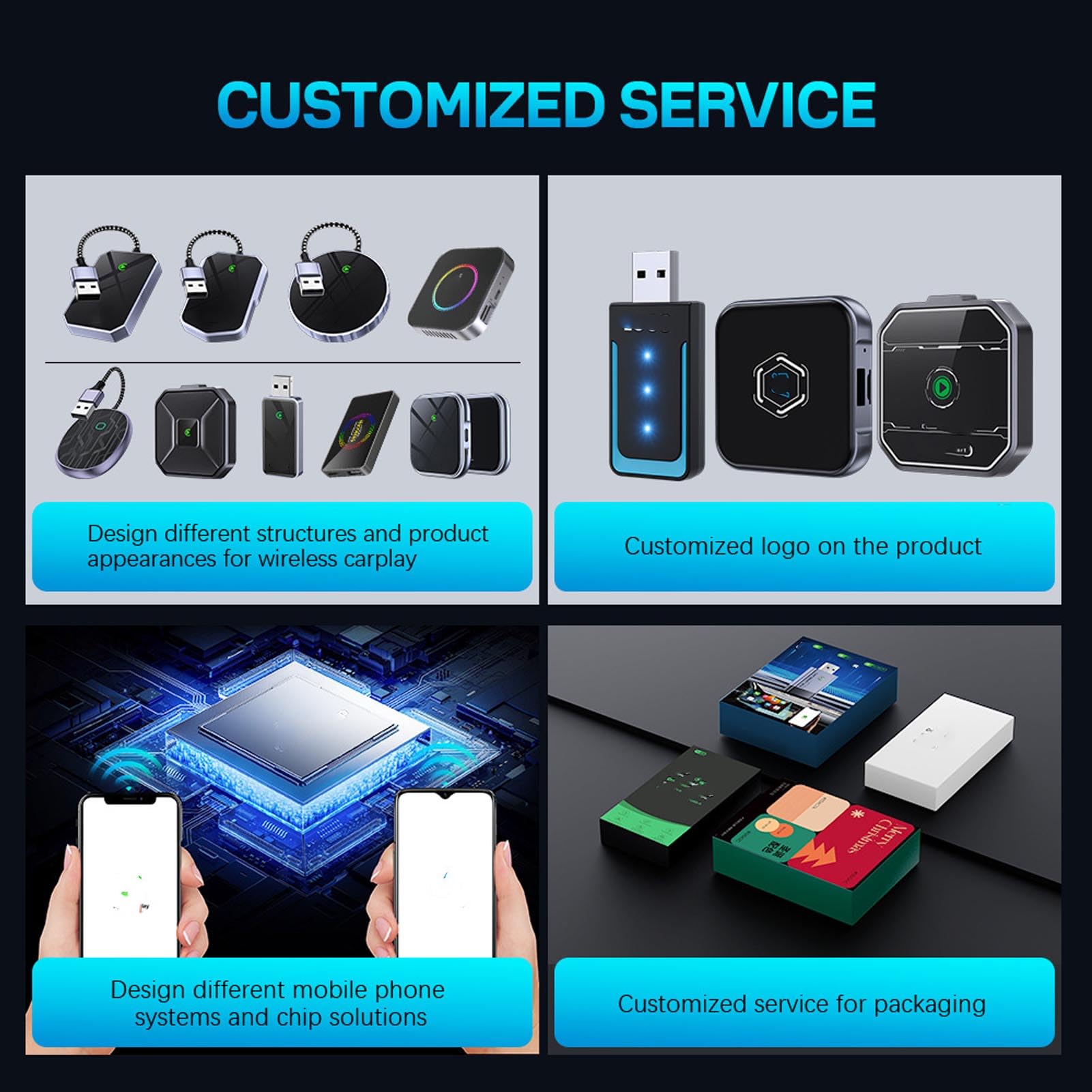 Topiky 6 en 1 Adaptador de Reproducción de Automóviles Inalámbricos y Adaptador Inalámbrico de Android Auto, Card 4G LTE Bluetooth WiFi AI Car Entretenimiento Video Box, Plug and