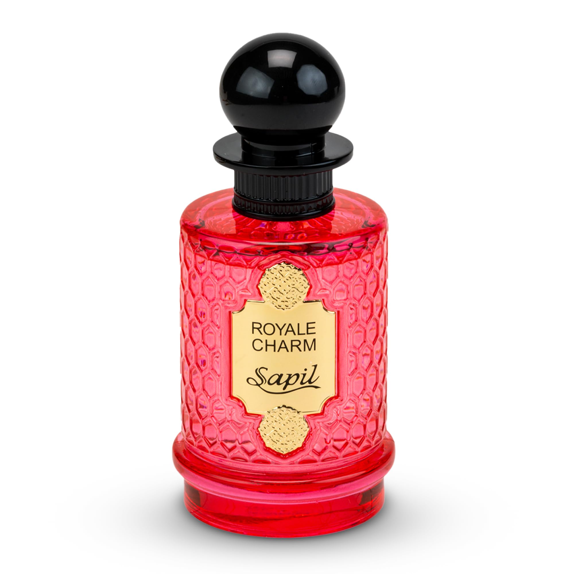 Sapil Royale Charm Eau De Parfum 100ml, Affordable Luxury Perfume, Elegant Exotic Fragrance with Orange, Lemon, Bergamot Top Notes, Bold Blend Perfumes for Men and Women