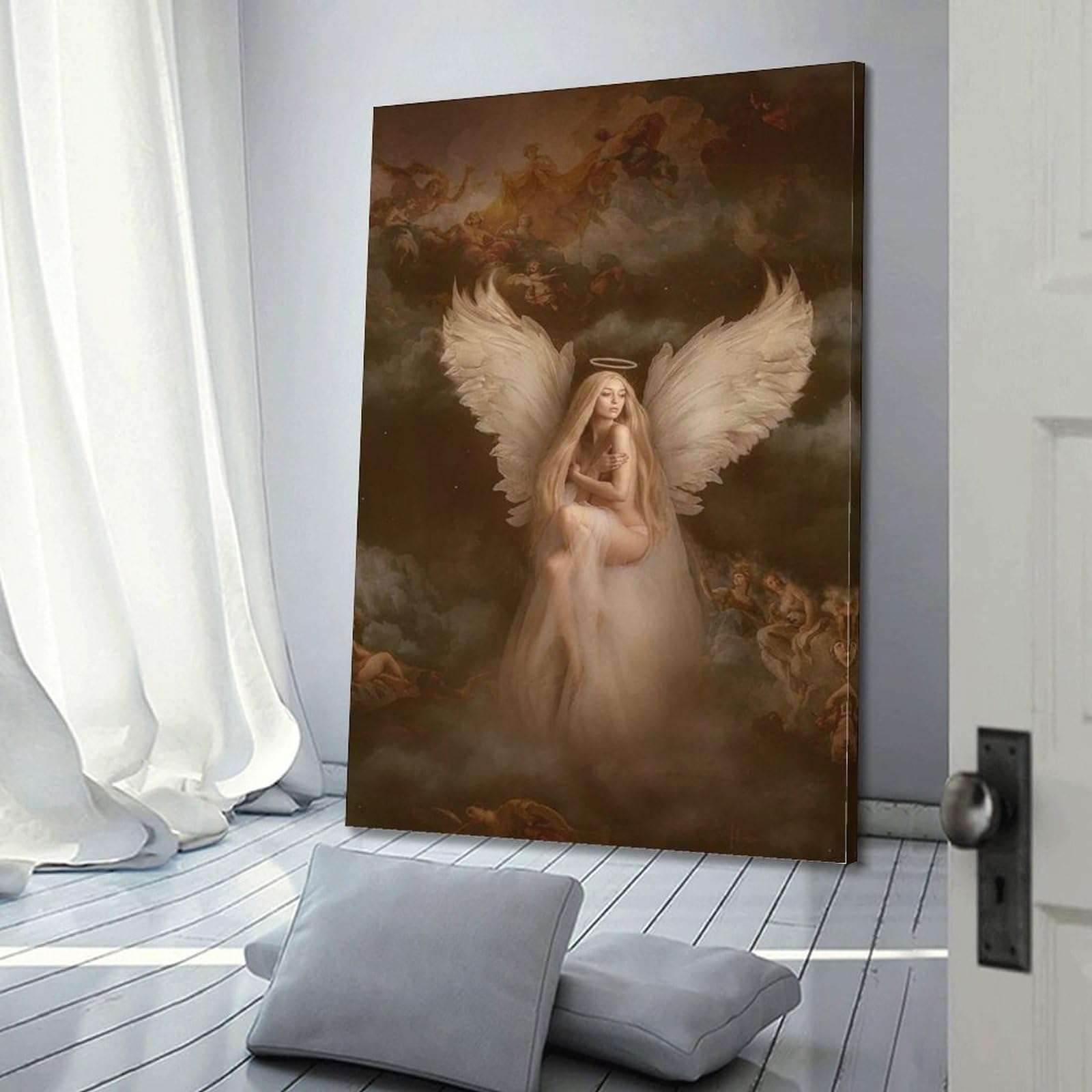 Amazon.co.jp: 美しい天使のレトロなアート ポスター ポスター装飾絵画