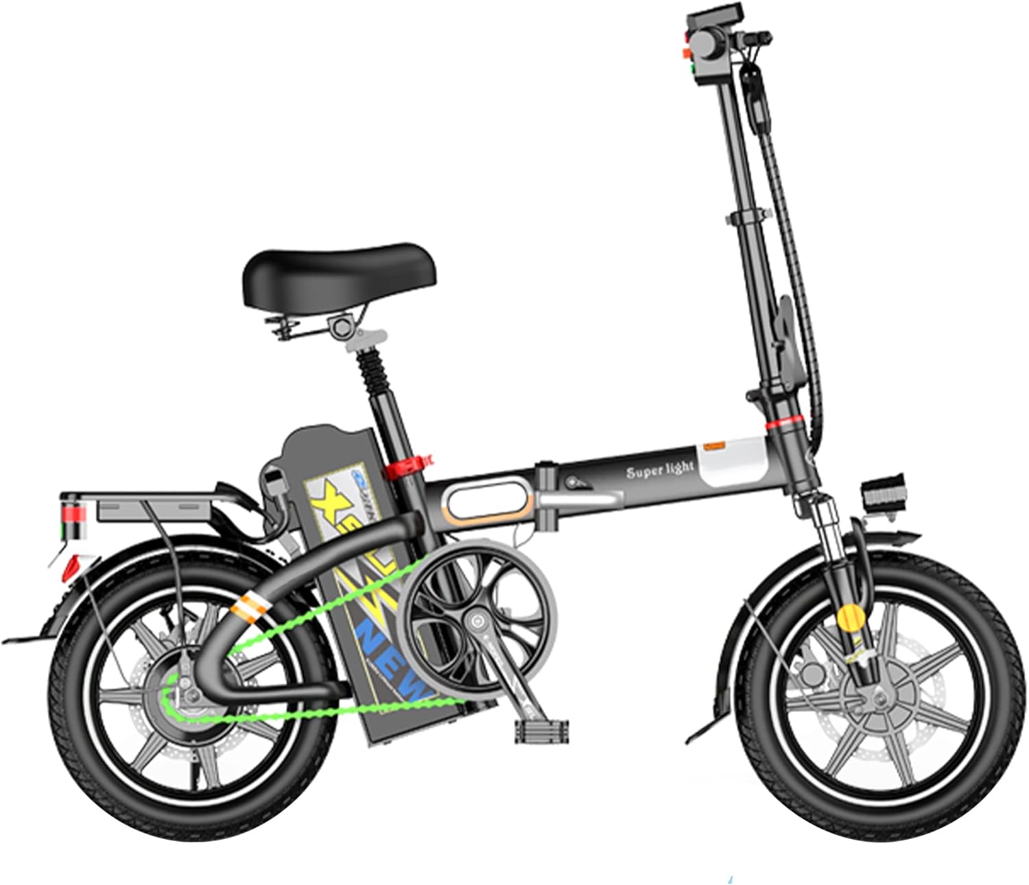 電動アシスト自転車 14インチ 折りたたみ ミニベロ 20Ah大容量