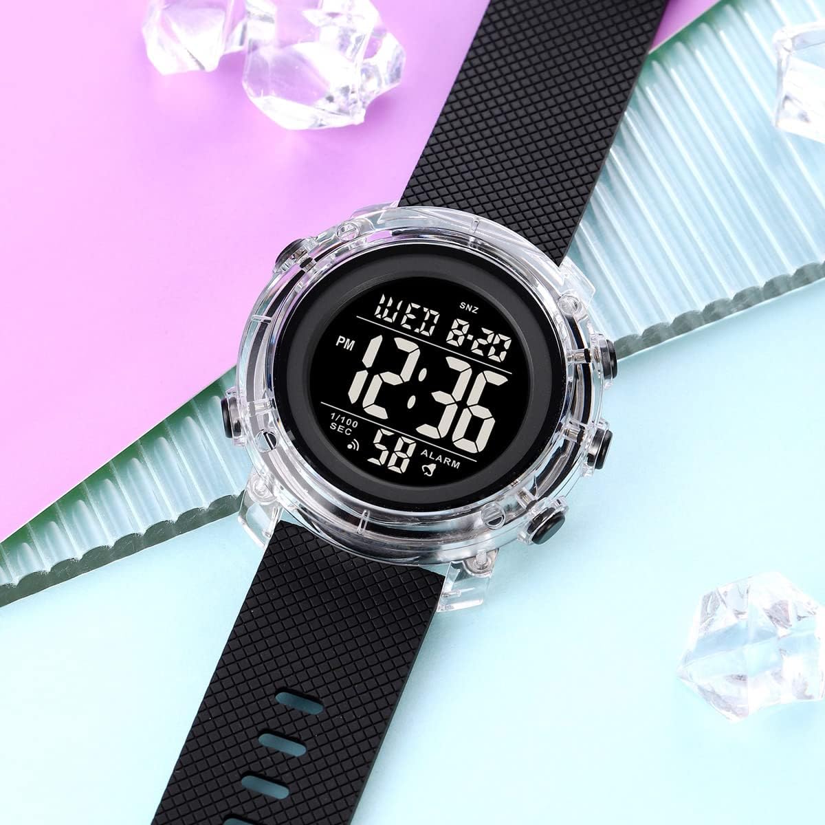 Wrist Watches for Women Digital Watch for Mens Womens Ladies Waterproof Watch Stopwatch Date LED - Image 9