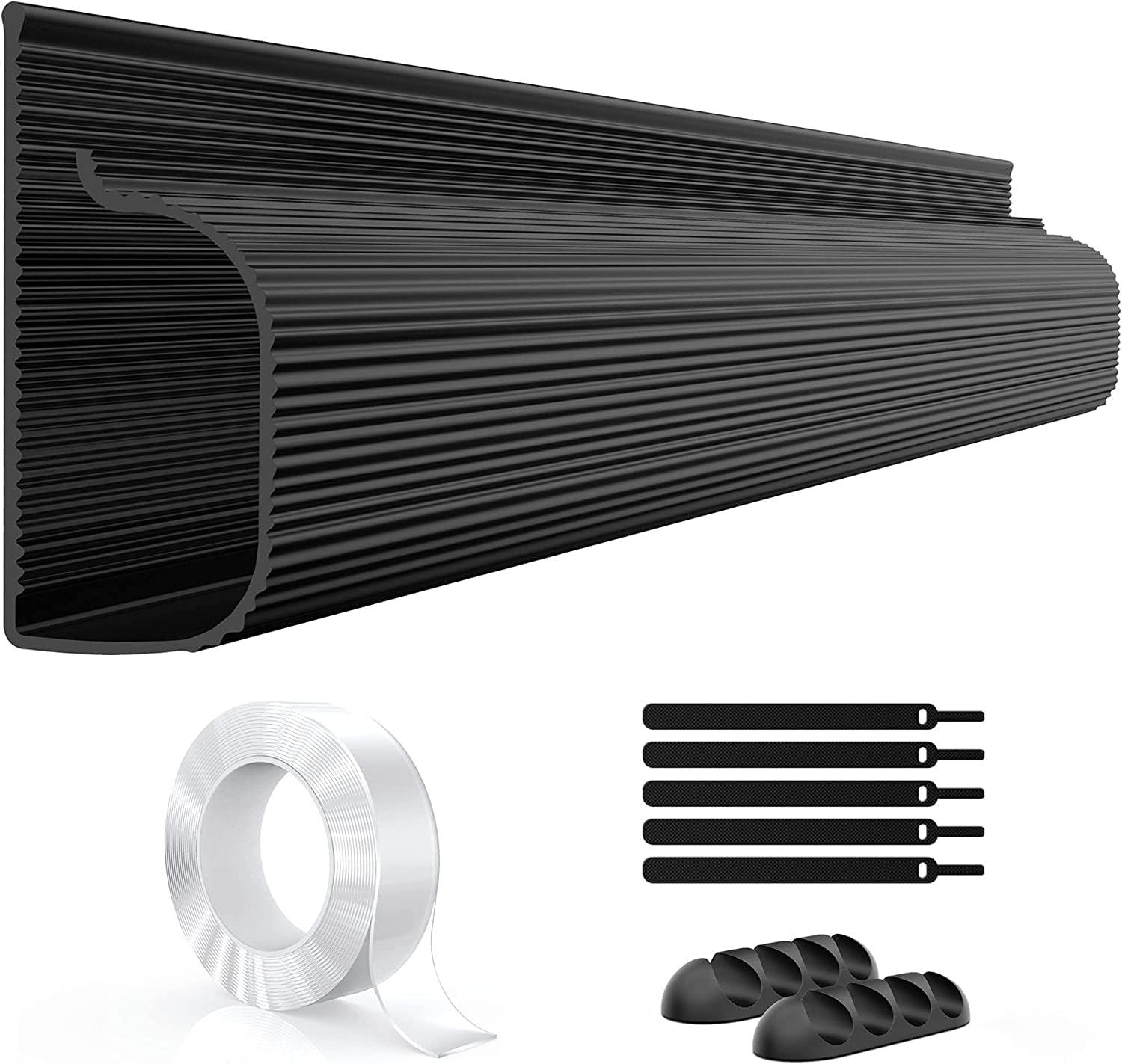 4 Stück Kabelabdeckungen Für FPV Drohnen - Selbstklebend Schwarz