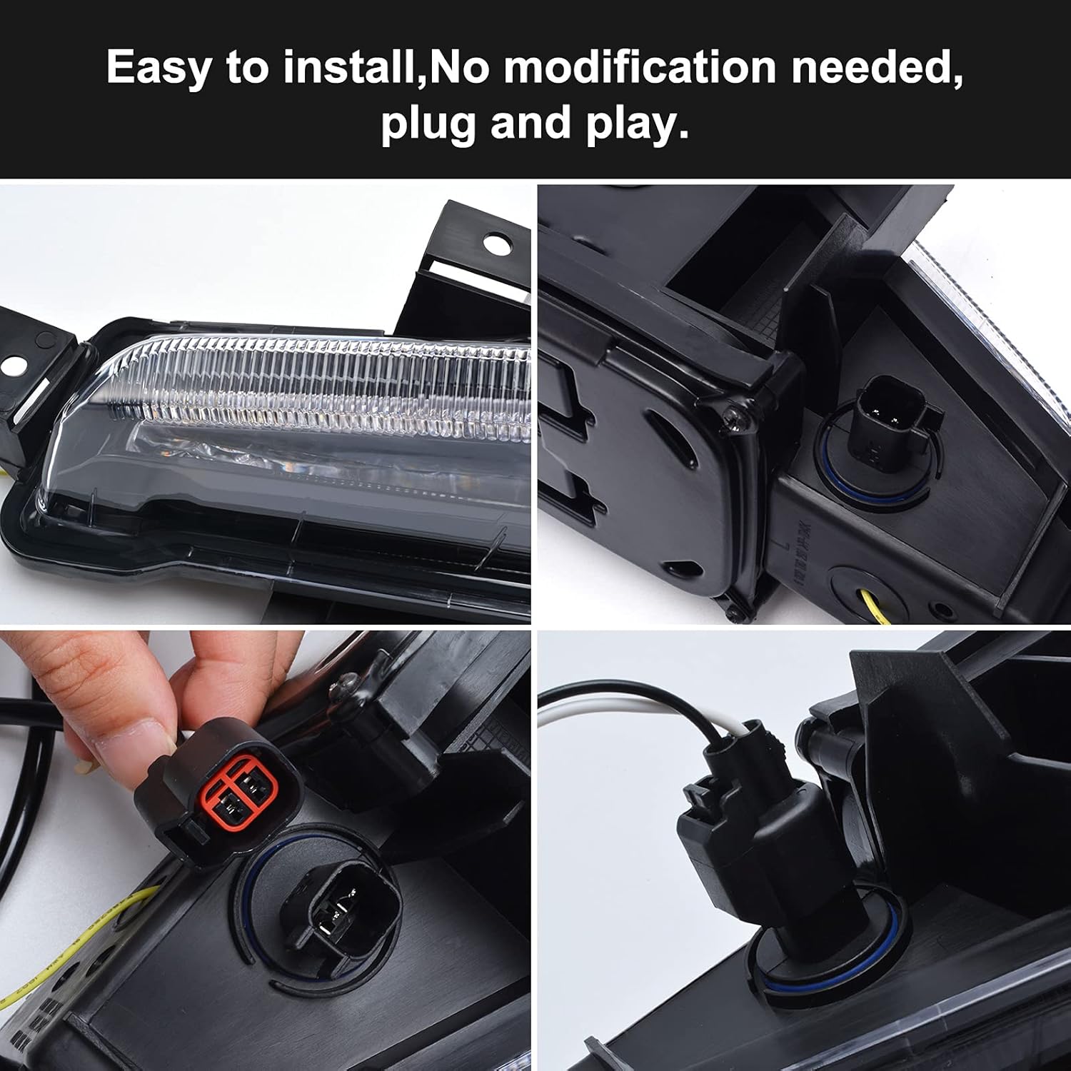 Exclusive Discount 60% Price LDETXY Daytime Running Fog Lights Turn Signal Lights DRL Headlights with Yellow Turning Signal Function for 2016 Camaro LT / 2017 2018 Camaro LS RS LT ZL1 / 2019 2020 Camaro ZL1 Accessories