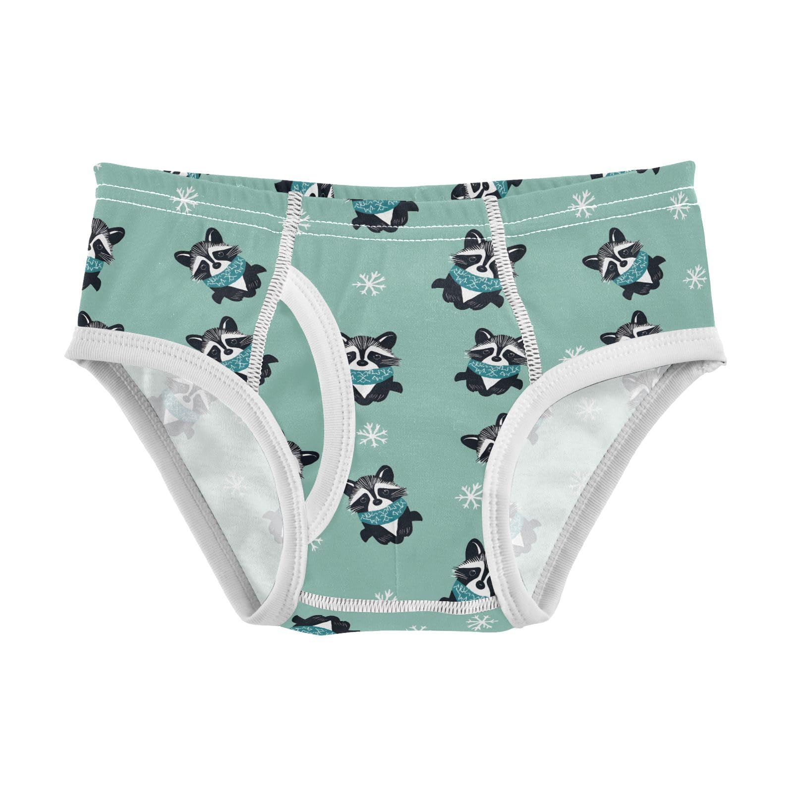 senya Baby Toddler Boys Underwear Kids Exclusive Boxer Briefs Comfort 2T Raccoon Snowflake
