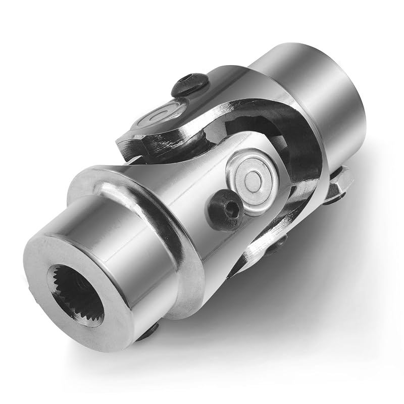 Junta universal de direção BUYMACHINERY PARTS 9/16"-26 estrias x 3/4" DD cromada – 1 unidade