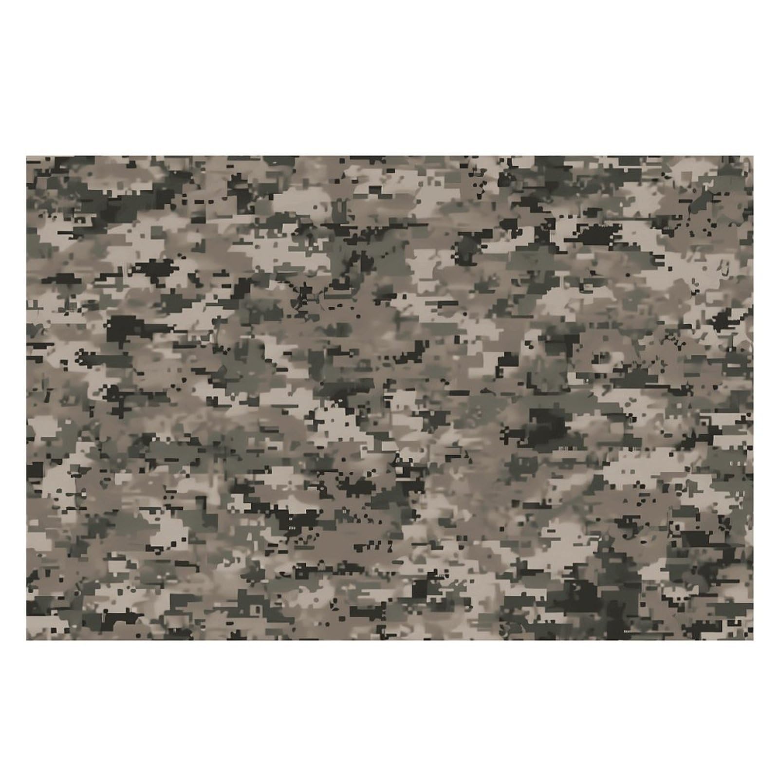 Army Digital Camouflage Placemats Wipeable Heat Resistant Table Mats Washable Flax Place Mats Elegant Cloth Non-Slip Placemat for Kitchen Dinning Party Table Decor 12 * 18 in