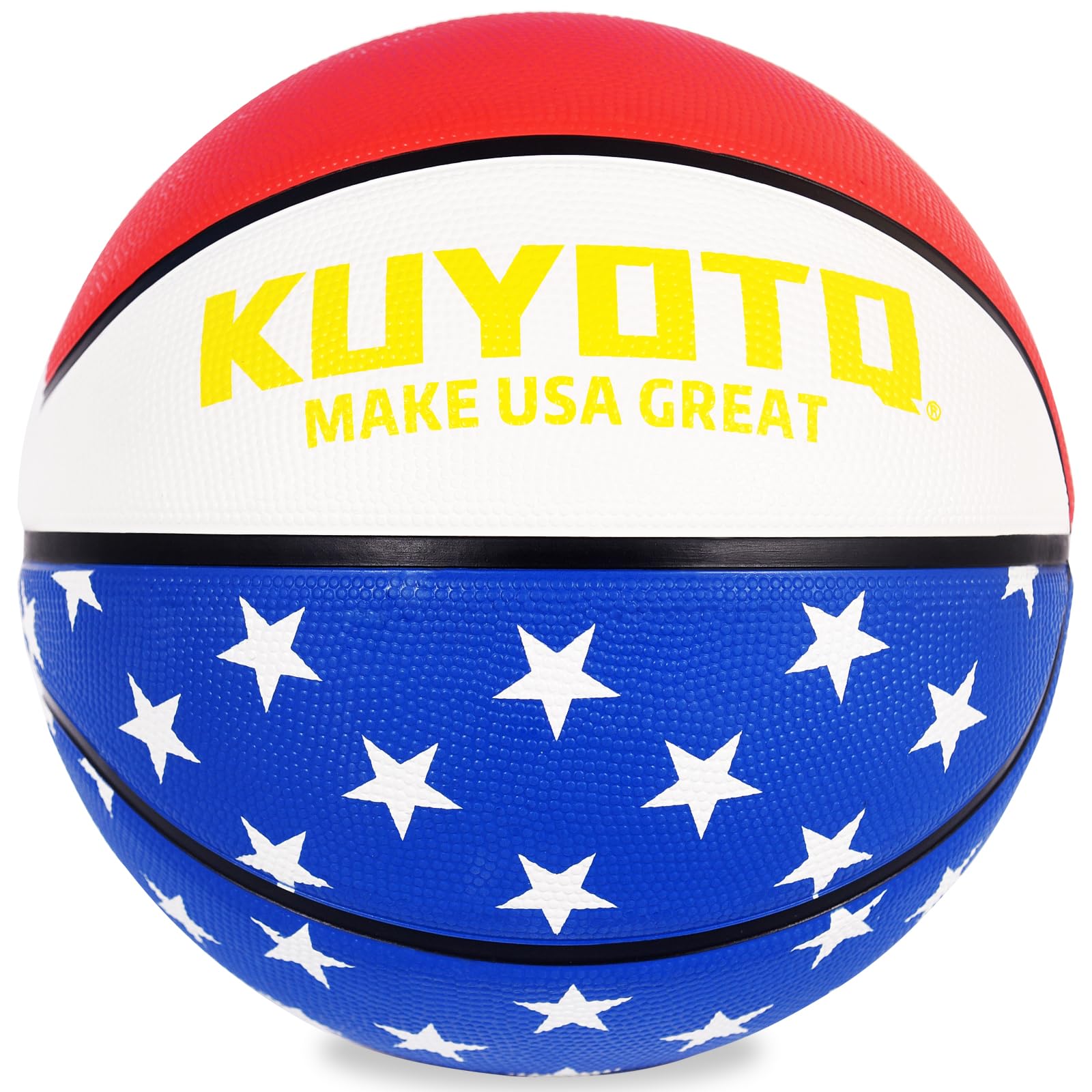 KUYOTQ Kids Toddler Youth Adult Size 3/4/5/6/7 Basketball 22/25.5/27.5/28.5/29.5" Thickened Rubber or Faux Leather Indoor Outdoor Basketball for Boys Girls Womens Mens Basket Ball Gifts