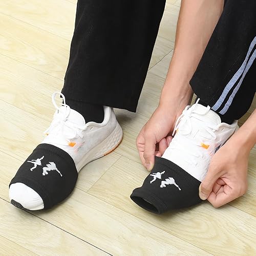 Miniatura 2 de Calcetines para bailar 4 pares, usar calcetines de baile en los zapatos, fácil de girar y deslizar en pistas de baile adhesivas para interiores