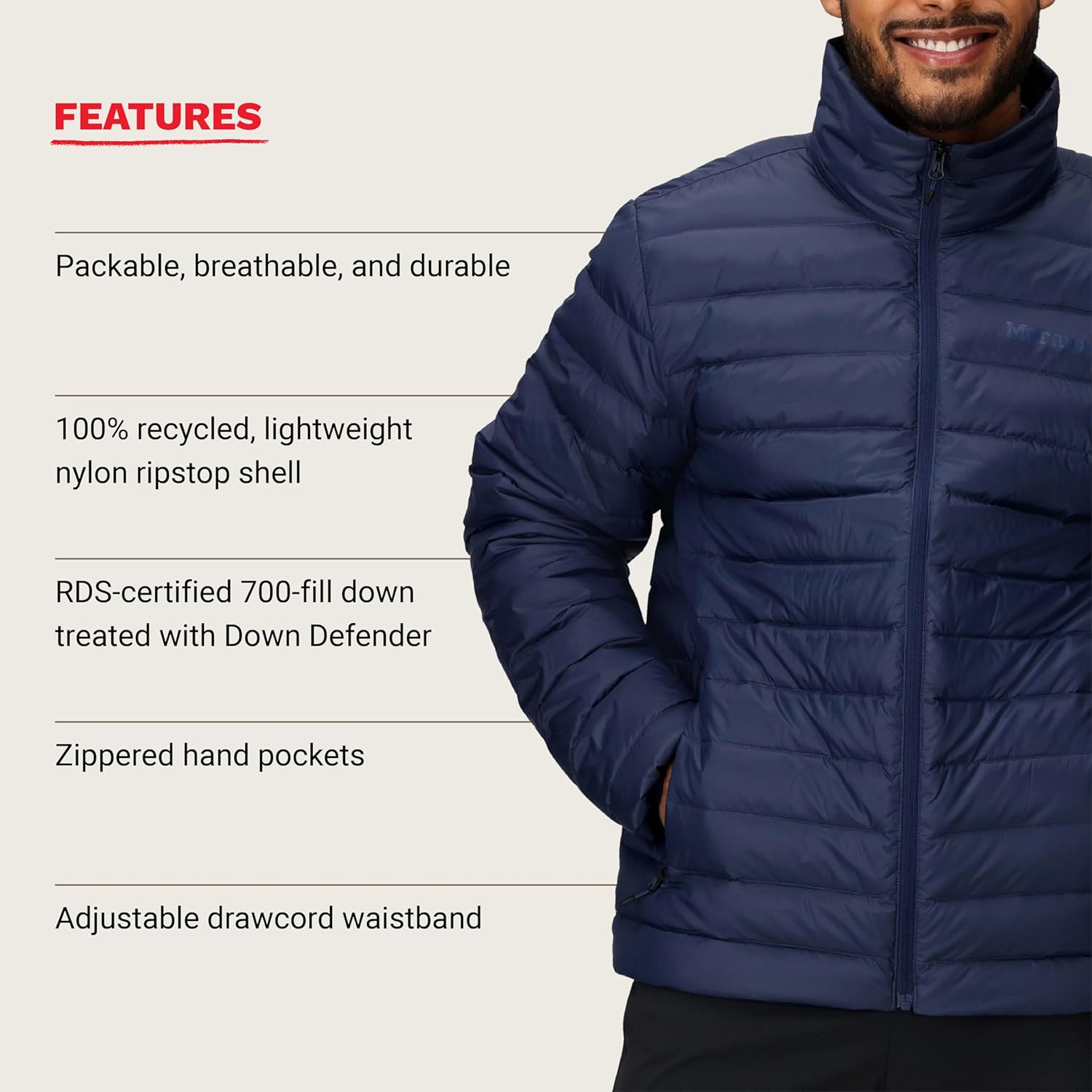 MARMOT Men's Zeus Jacket - Down-insulated, Water Resistant, Lightweight