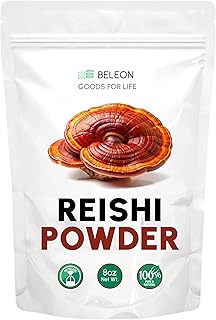 Reishi Mushroom Powder 8 oz - to Support The Body's Defenses, Calmness and Harmony, Vitality