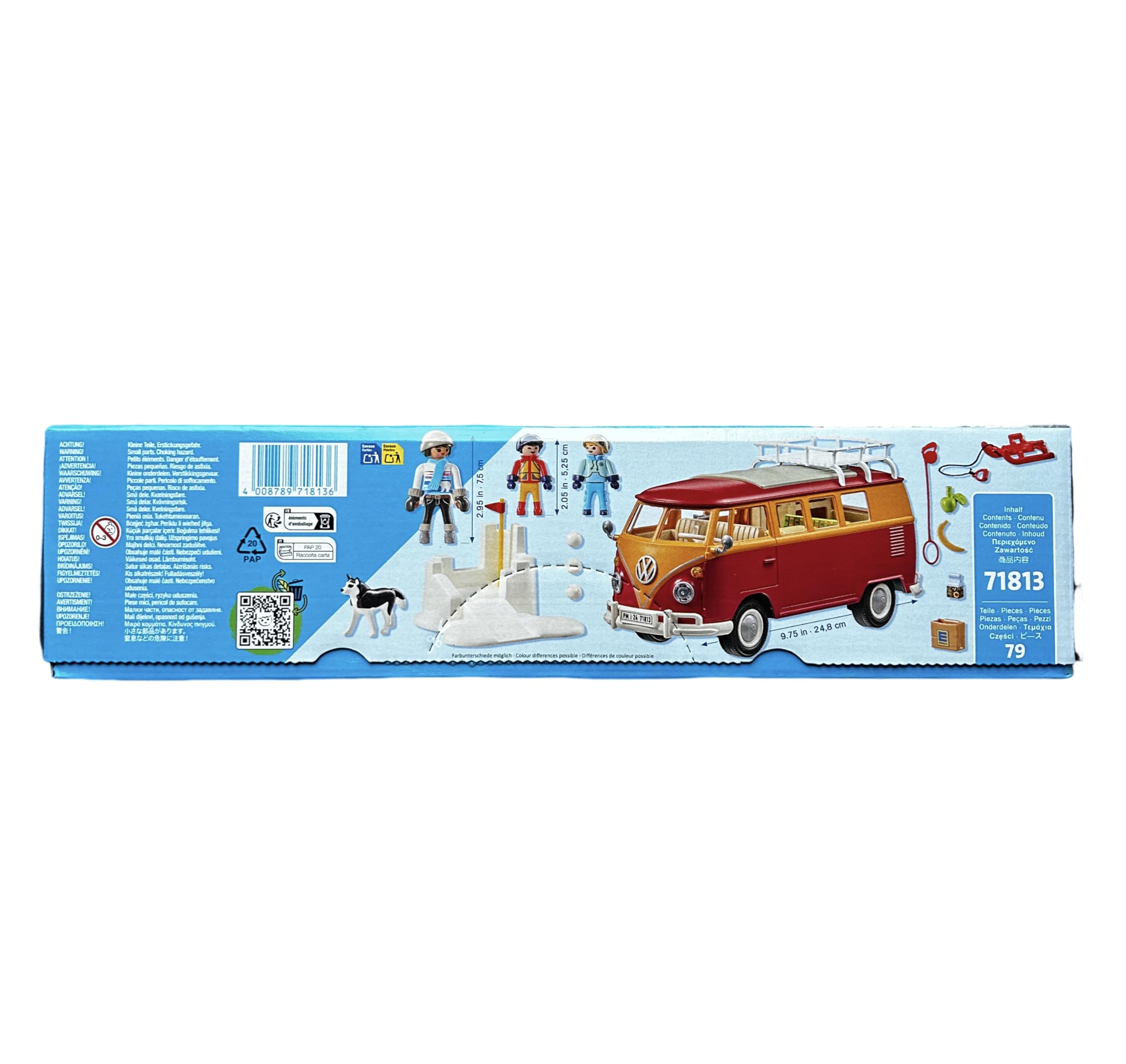 Playmobil Volkswagen T1 Camping Bus EDEKA 71813 Nuovo (Neu Und Originalverpackt) In Vacallo Für - Foto 12