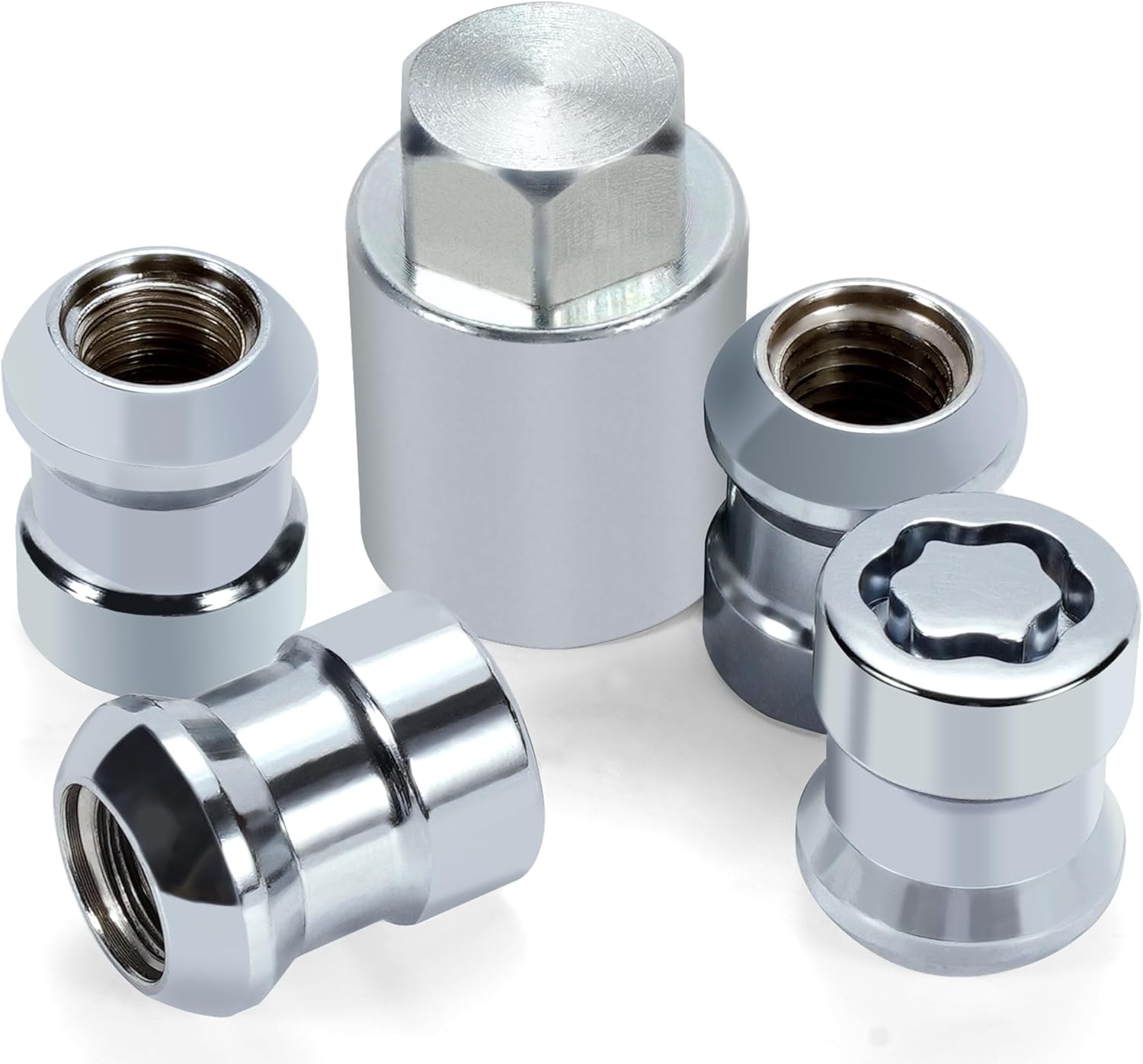 Wheel Locks Locking Lug Nuts Compatible with 2007-2025 CR-V 2008-2012 Honda Accord 2016 Honda Civic Replace OE 08W42-SCV-102