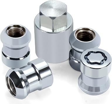 Wheel Locks Compatible with 2007-2025 CR-V 2008-2012 Honda Accord 2016 Honda Civic Replace OE 08W42-SCV-102