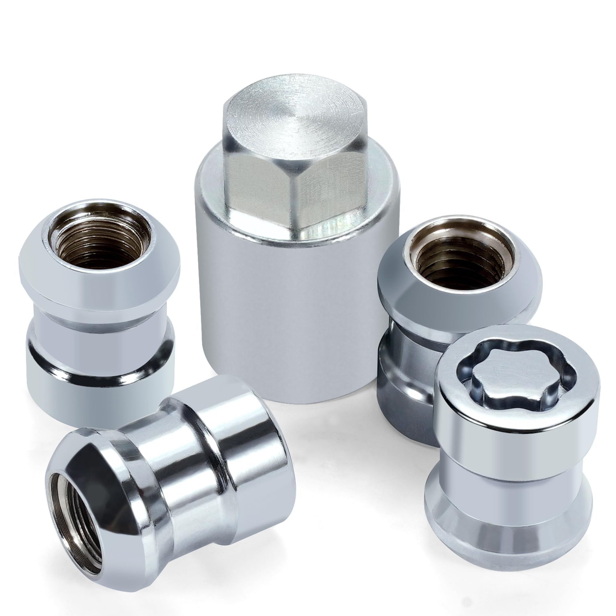 Wheel Locks Locking Lug Nuts Compatible with 2007-2025 CR-V 2008-2012 Honda Accord 2016 Honda Civic Replace OE 08W42-SCV-102