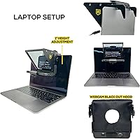 Vista 6 de Glide Gear TMP 75 Teleprompter - Laptop, DSLR, Smartphone - Funda de transporte, sin montaje