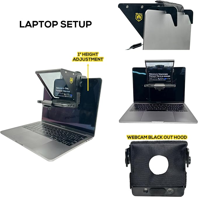 Glide Gear TMP 75 Teleprompter portátil miniatura 6