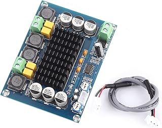 Audio Amplifier Board, DC12-26V 2x120W Dual Channel Digital Power Board Power Amplifier Board DIY Module High Power Stereo Amp Board for Car Vehicle Computer Speaker Home Theater Audio System