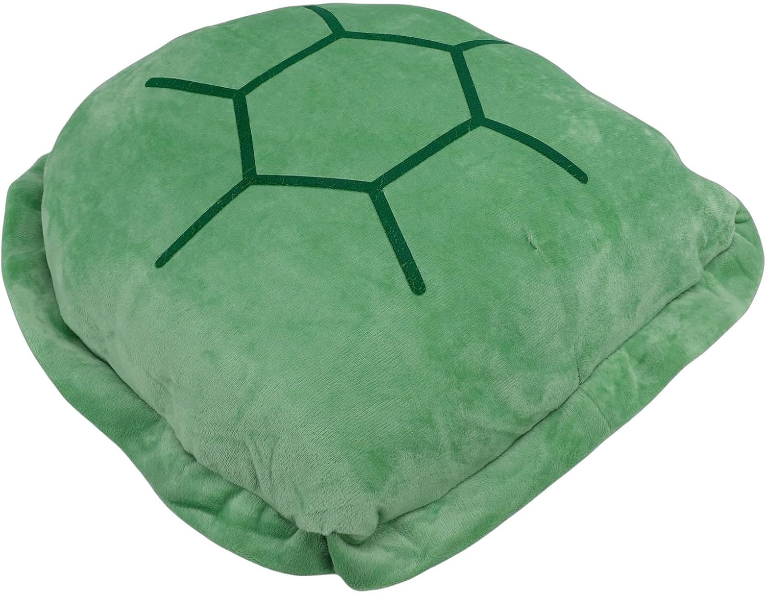 ASHATA Wearable Shell Pillow, Cute Green Tortoise Shell Plush Stuffed Animal Dress Up Cushion Costume for Role Play, Removable Cover (100cm/39.4in)