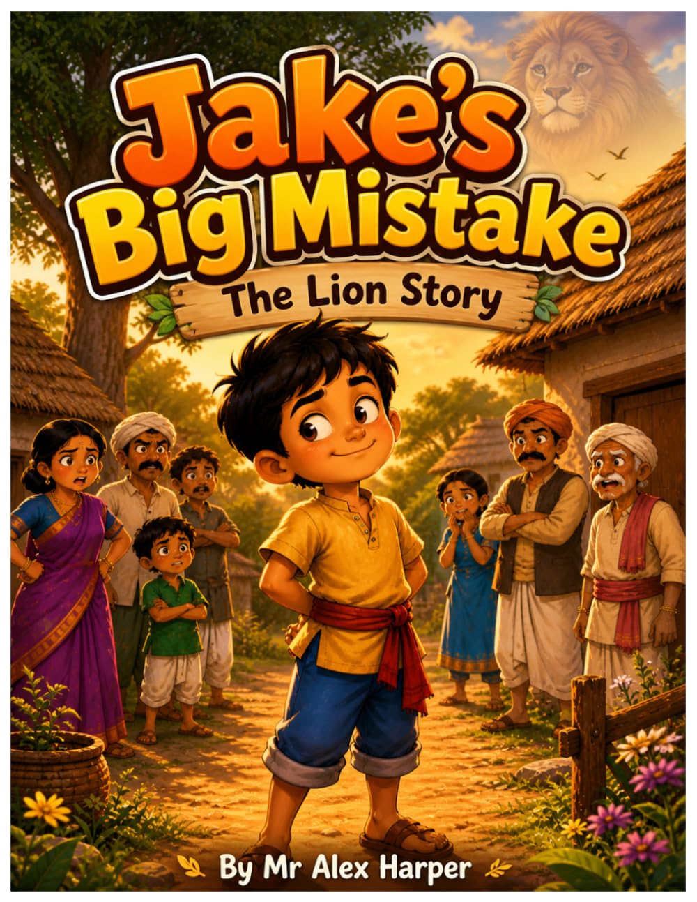 Jake’s Big Mistake: The Lion Story: Short Bedtime Tales for Kids Ages 4–8 Featuring Life Lessons About Honesty, Truth, and Friendship