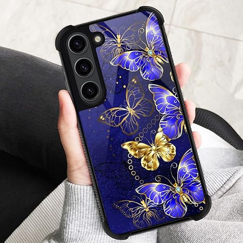 Miniatura 133 de Funda para Samsung Galaxy S23 Plus, protección de grado militar, esquinas a prueba de golpes, funda antiarañazos para Samsung Galaxy S23 Plus, flor