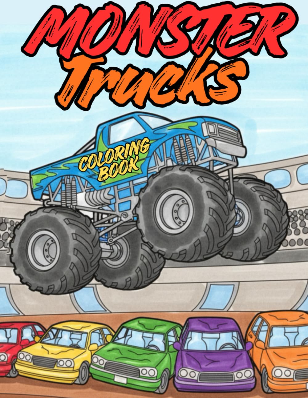 Monster Trucks Coloring Book