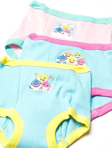 Vista 4 de Baby Shark Training Pant Multipacks with Success Tracking Chart & Stickers, Sizes 18m, 2t, 3t, 4t