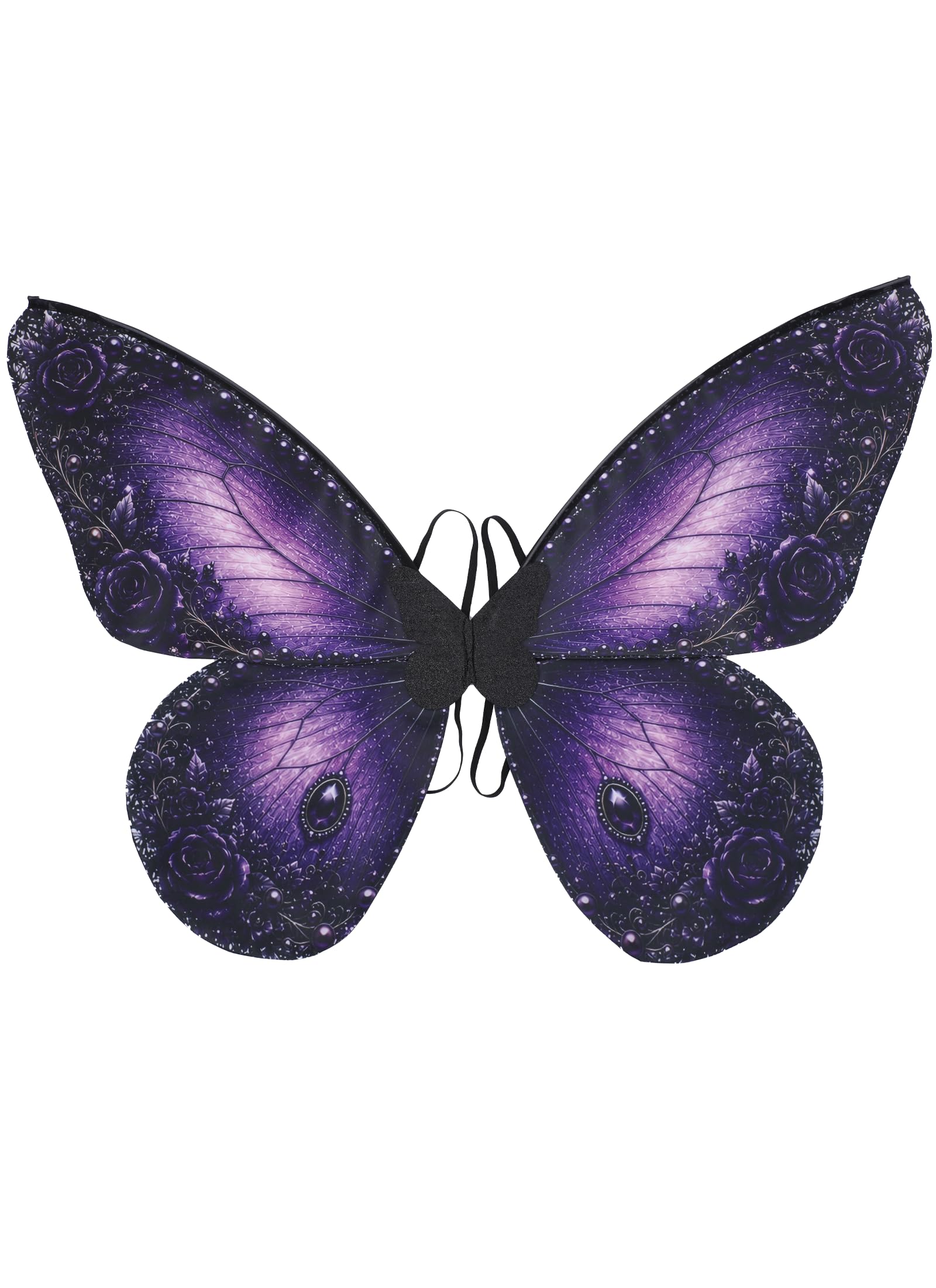 ETOFETE Purple Fairy Wings Adult Gothic Butterfly Wing Halloween Costume
